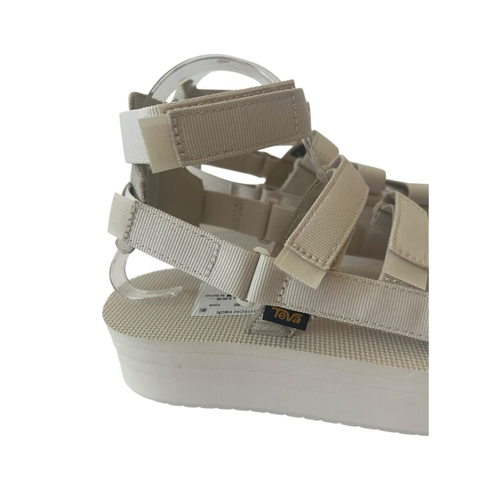 Teva Flatform Mevia Sandals In Birch Size 10 - Picture 5 of 11